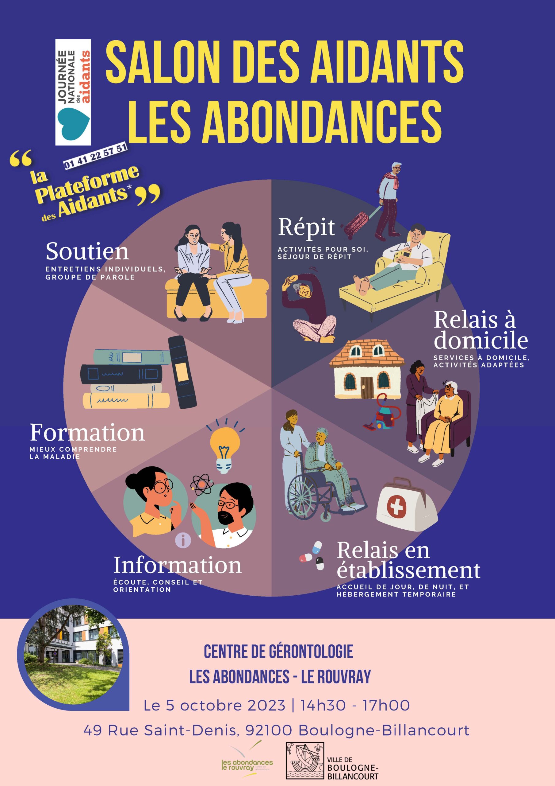 Programme Proche Aidant Le salon des Aidants - Les abondances